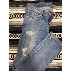 Distressed Skinny Jean, Inside Pocket Pattern